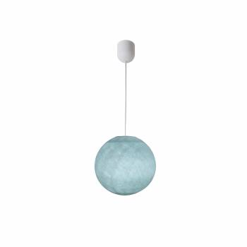 Simple azure S ball - Single Pendant lamp - La Case de Cousin Paul