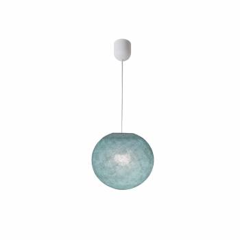 Simple green grey S globe - Single Pendant lamp - La Case de Cousin Paul