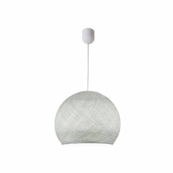 Simple pack pearl grey cupola - Single Pendant lamp - La Case de Cousin Paul
