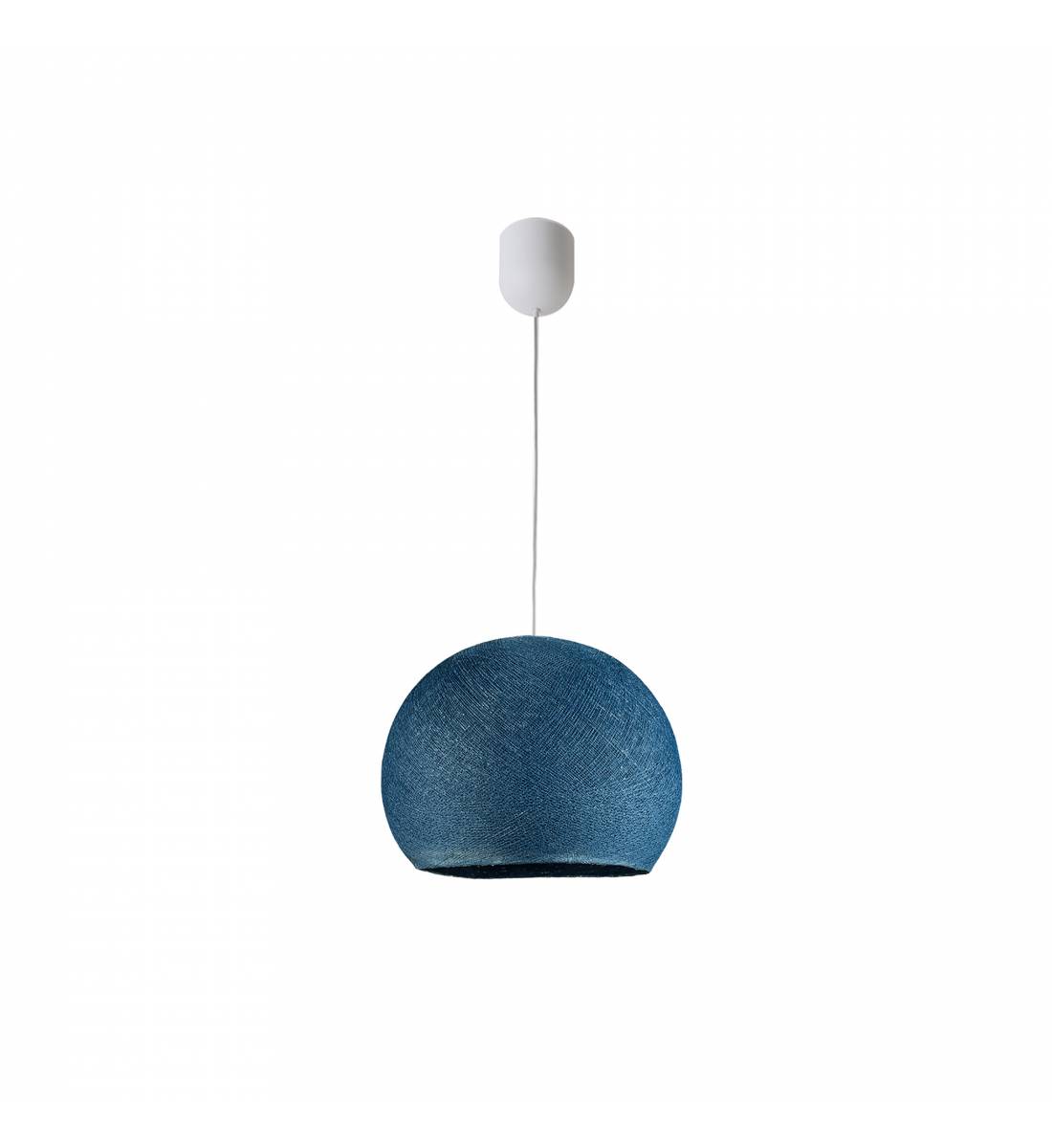 Simple duck blue S cupola - Single Pendant lamp - La Case de Cousin Paul