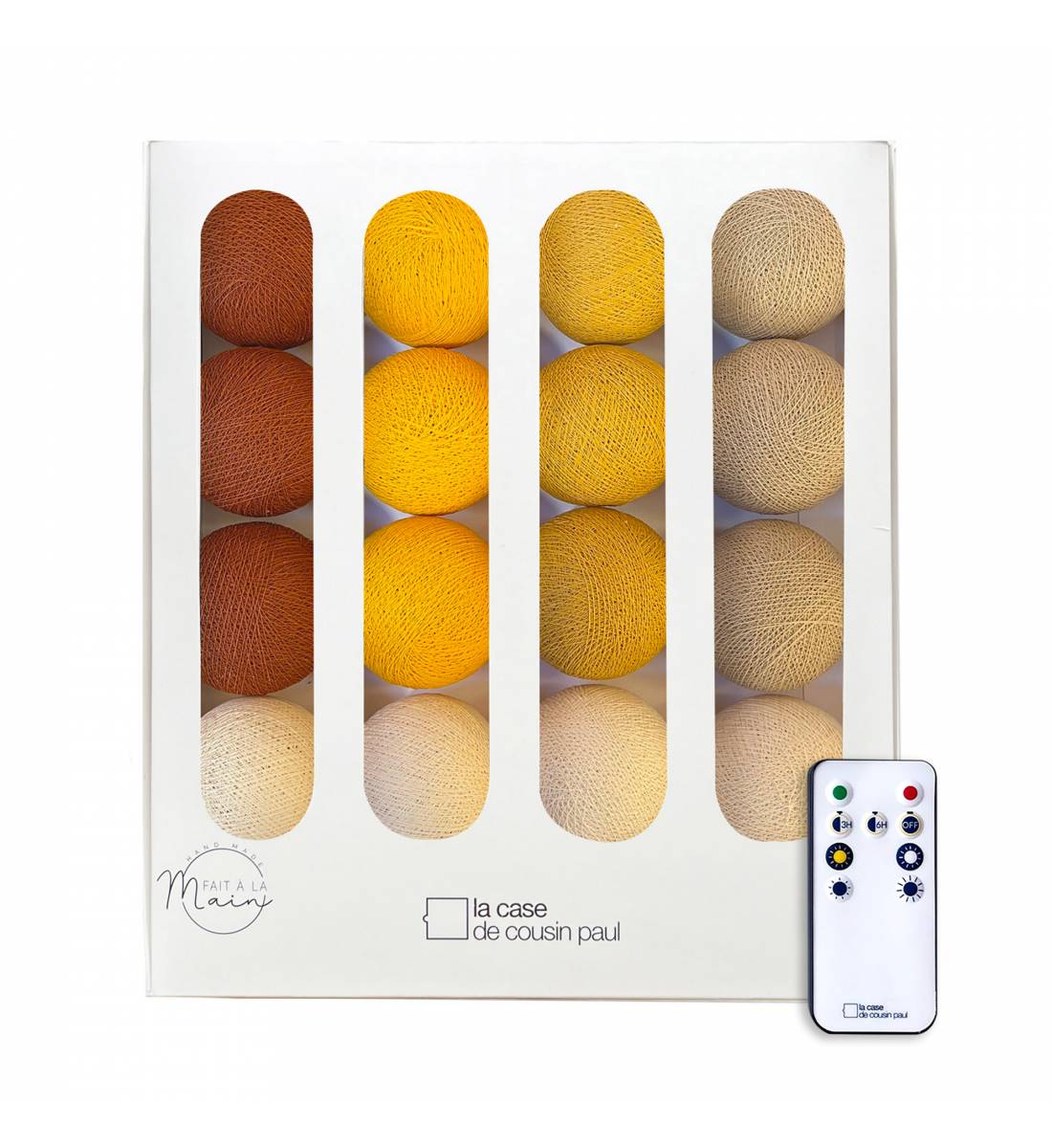 Moisson - LED string lights in gift boxes - La Case de Cousin Paul