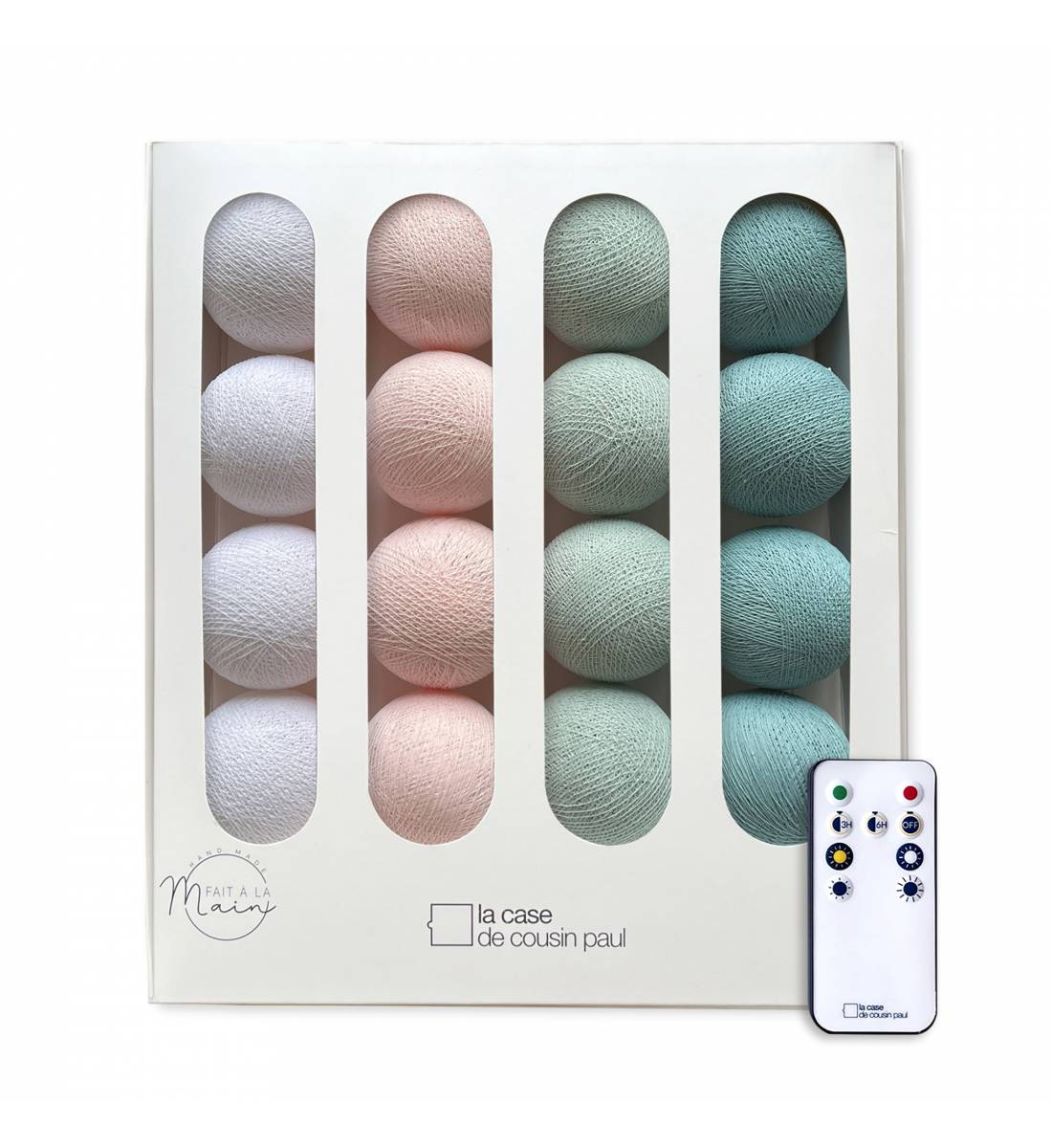 Nymphéas - Guirlande LED avec télécommande - Guirlandes LED télécommandées en coffrets - La Case de Cousin Paul
