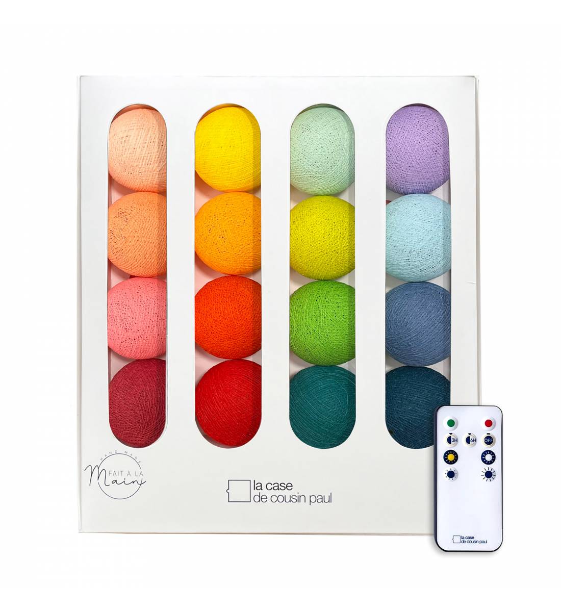 Rainbow - Guirlande LED avec télécommande - Guirlandes LED télécommandées en coffrets - La Case de Cousin Paul