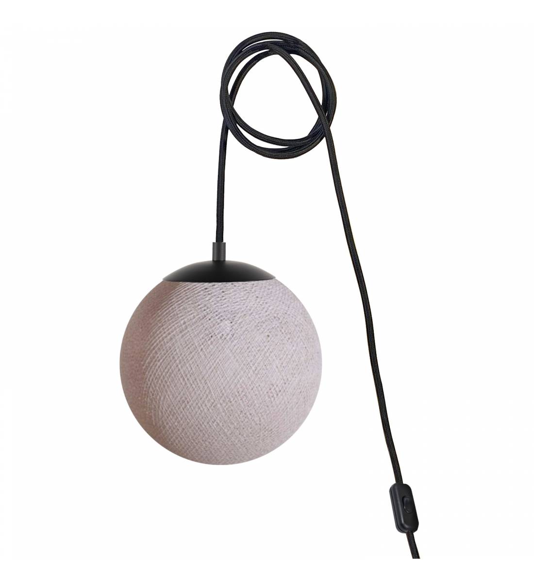 Mobile light APAPA - Linen - socket side switch - Mobile Light fixture - La Case de Cousin Paul