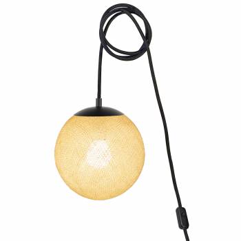 Mobile light APAPA - Linen - socket side switch - Mobile Light fixture - La Case de Cousin Paul