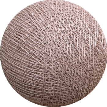 Boule tissée pour guirlande - nude - Boules Tissées l'Original - La Case de Cousin Paul