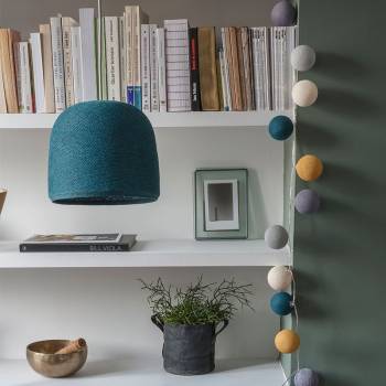 Cloche eendenblauw - Lampenkappen cloche - La Case de Cousin Paul