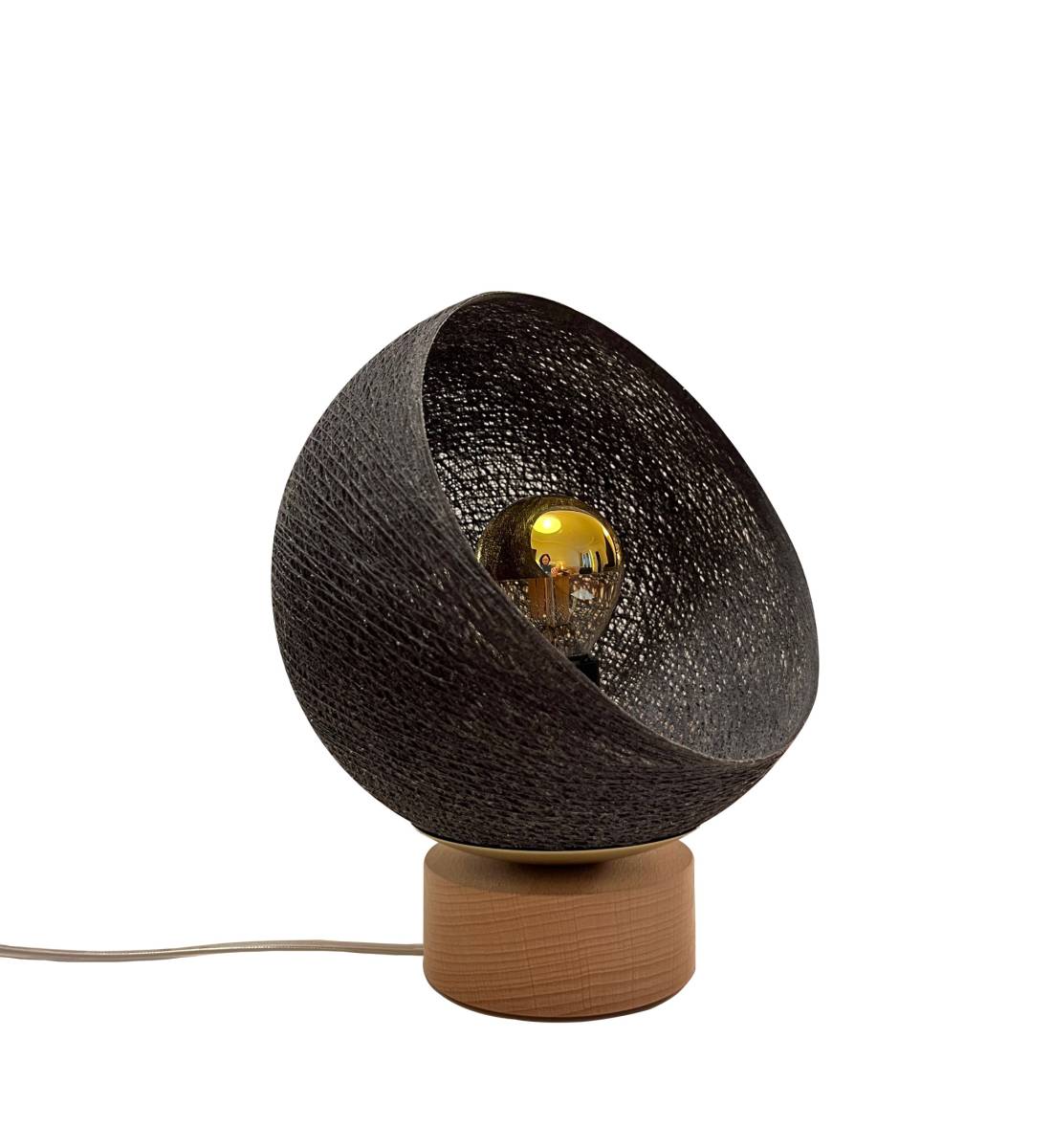 Bebop, lampe de table avec abat-jour à 360 degrés, anthracite 17cm - Lampe à poser - La Case de Cousin Paul