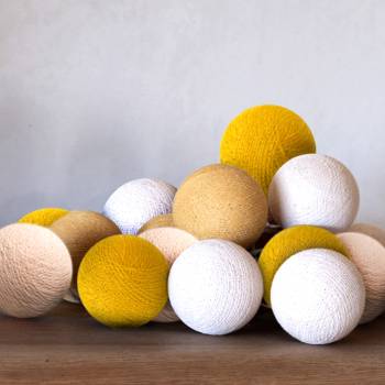 Les Tournesols - Lichterkette LED mit Fernbedienung - LED Lichterketten Boxen - La Case de Cousin Paul