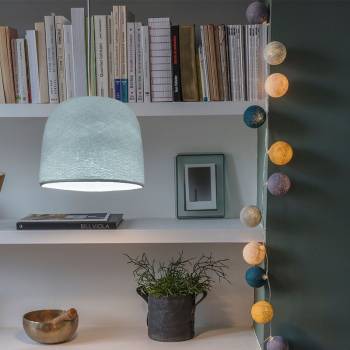 Cloche azure - Lampshades cloche - La Case de Cousin Paul