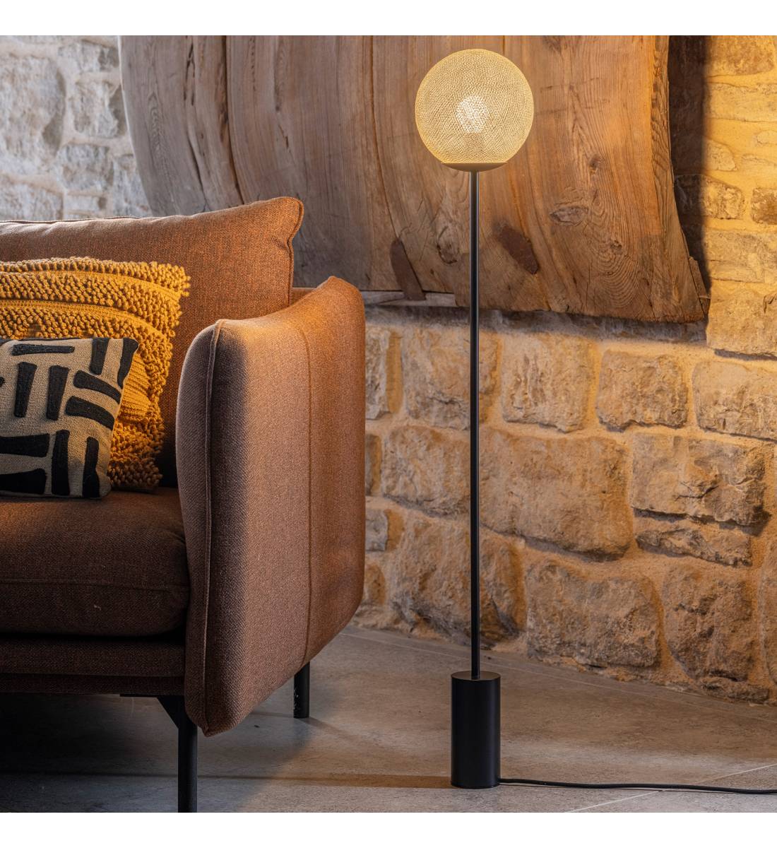 Lampada da terra Design Granpapa 101 - ecru - lampada da terra - La Case de Cousin Paul