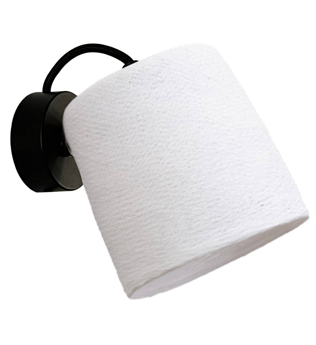 Applique 'Swing' bianco - Ristrutturato - Ristrutturato - La Case de Cousin Paul
