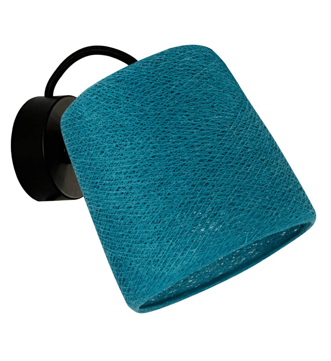 Applique 'Swing' blu pavone - Ristrutturato - Ristrutturato - La Case de Cousin Paul