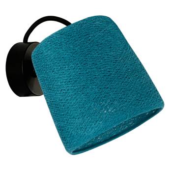 Applique 'Swing' blu pavone - Ristrutturato - Ristrutturato - La Case de Cousin Paul
