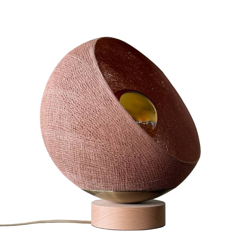 Bebop, lampe de table avec abat-jour à 360 degrés, nude 25cm - Tafellamp - La Case de Cousin Paul