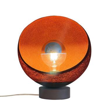 Bebop, lampe de table avec abat-jour à 360 degrés, havane 25cm - Tafellamp - La Case de Cousin Paul