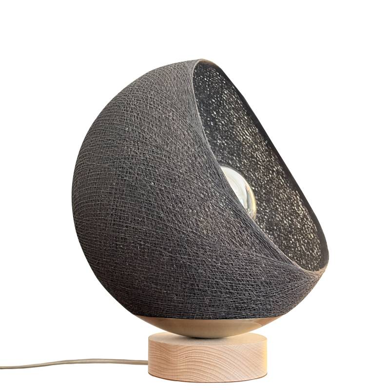 Bebop, lampe de table avec abat-jour à 360 degrés, anthracite 25cm - Tafellamp - La Case de Cousin Paul
