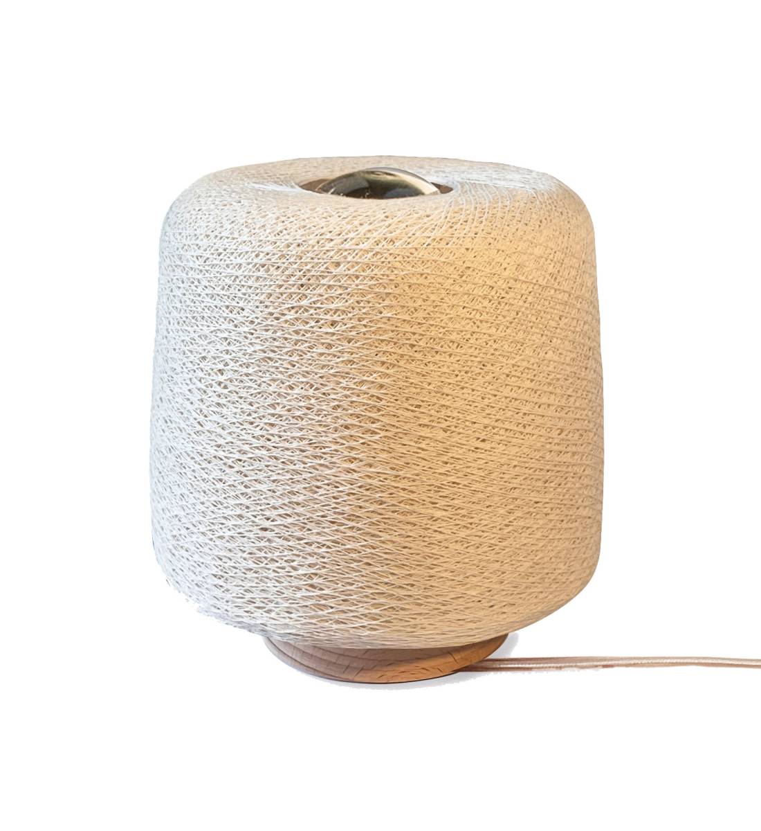 Lampe à poser Madison Ecru - Upcycling - Upcycling - La Case de Cousin Paul
