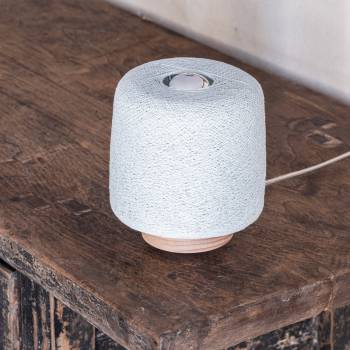 Lampe à poser Madison Azur - Upcycling - Upcycling - La Case de Cousin Paul