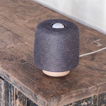 Lampe à poser Madison Anthracite - Upcycling - Upcycling - La Case de Cousin Paul