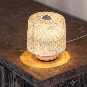 Lampe à poser Madison Perle - Upcycling - Upcycling - La Case de Cousin Paul
