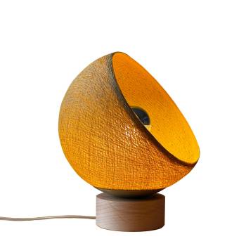 Bebop, lampe de table avec abat-jour à 360 degrés, camel 17cm - Lampe à poser - La Case de Cousin Paul