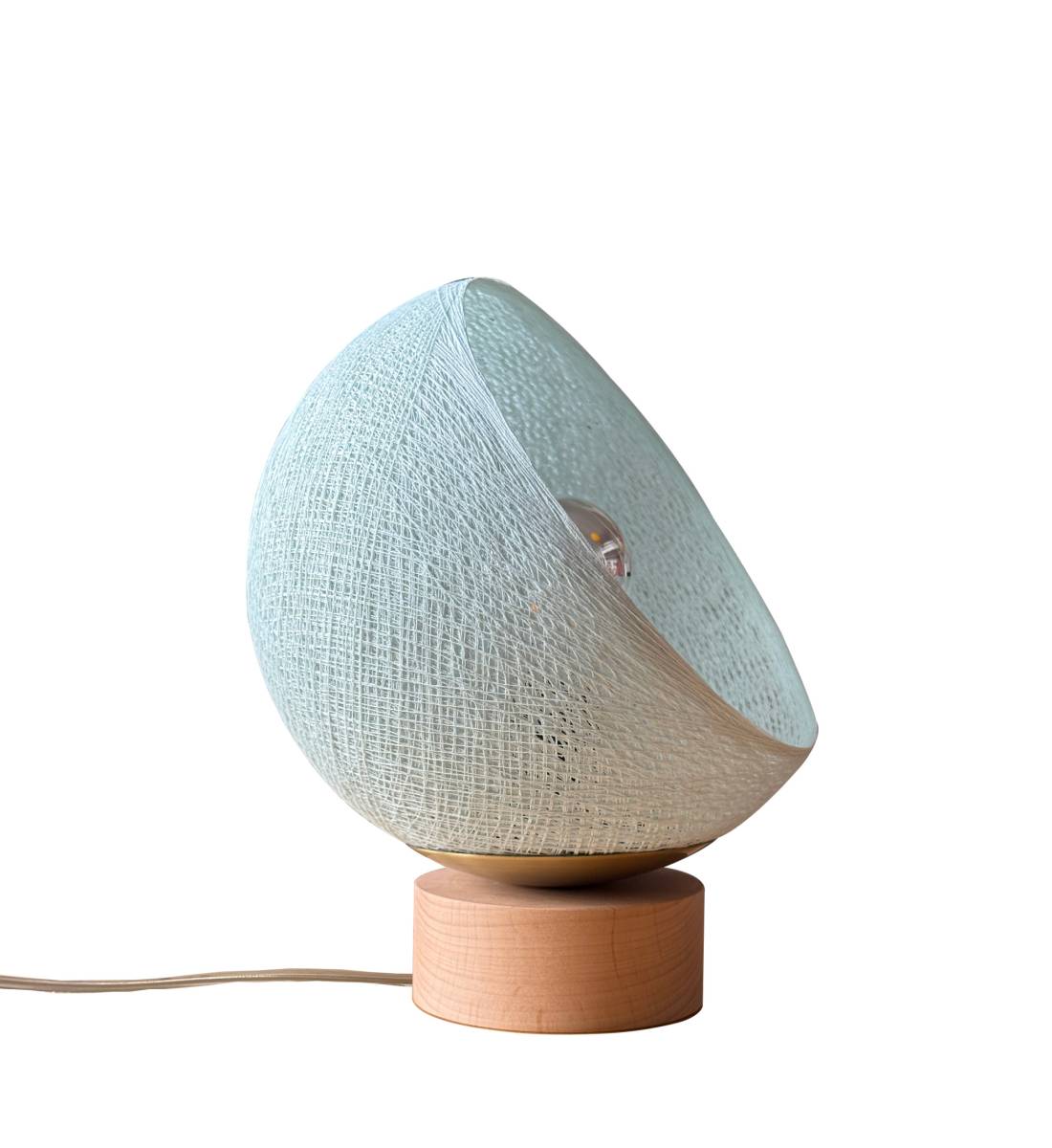 Bebop, lampe de table avec abat-jour à 360 degrés, azur 17cm - Lampe à poser - La Case de Cousin Paul