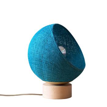 Bebop, adjustable table lamp with globe peacock blue 17cm - Table lamp - La Case de Cousin Paul