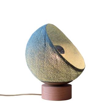 Bebop, lampe de table avec abat-jour à 360 degrés, vert de gris 17cm - Lampe à poser - La Case de Cousin Paul
