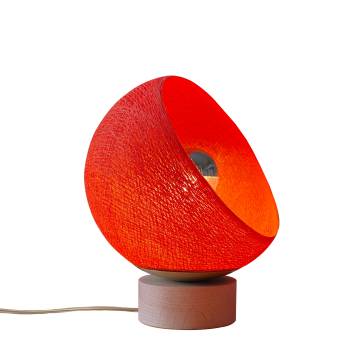 Bebop, lampe de table avec abat-jour à 360 degrés, orange fifty 17cm - Lampe à poser - La Case de Cousin Paul