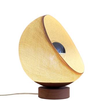 Bebop, lampe de table avec abat-jour à 360 degrés, écru 25cm - Table lamp - La Case de Cousin Paul