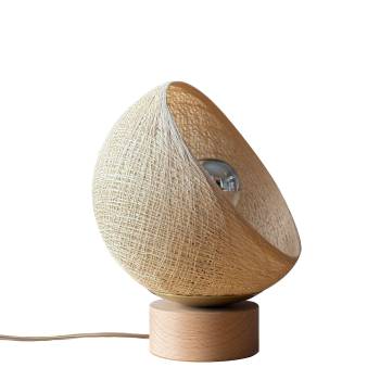 Bebop, adjustable table lamp with globe sand 17cm - Table lamp - La Case de Cousin Paul