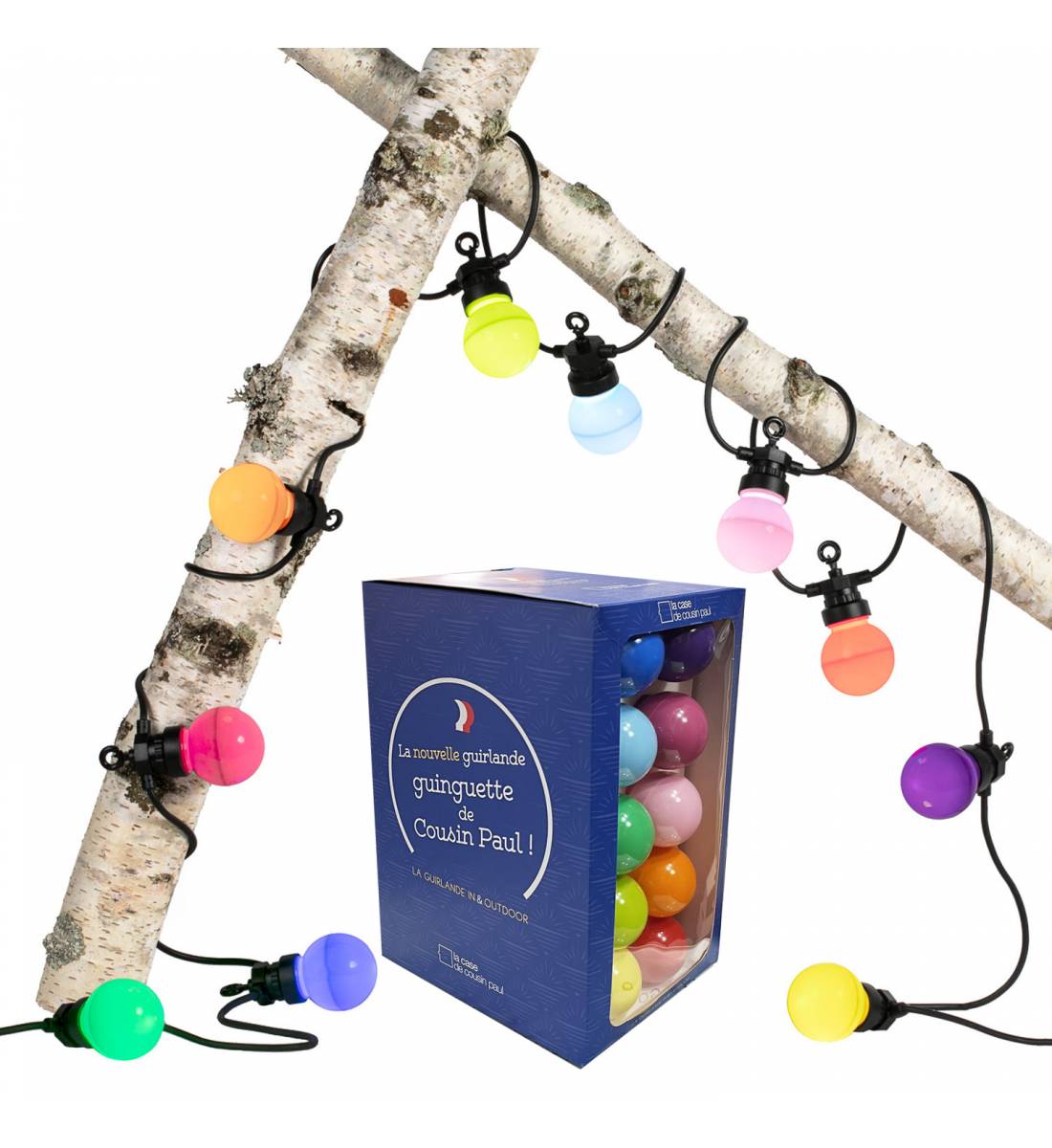 Outdoor Lichterkette Bahia 5 m - Vorverkauf - Lichterketten Box Guinguette - La Case de Cousin Paul