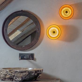 Magnetic Tulipe Wall Light – Nude and Sand - Wall light - La Case de Cousin Paul