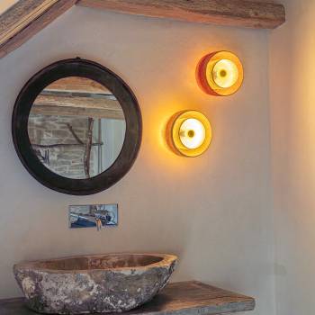Magnetic Tulipe Wall Light – Havana and Nude - Wall light - La Case de Cousin Paul