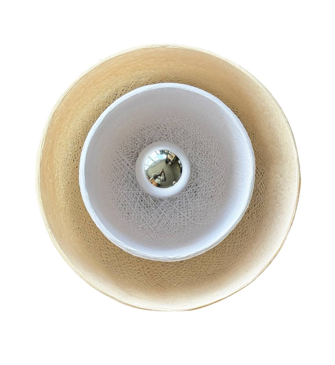 Magnetische wandlamp Tulipe – Ecru en Wit - Wandlamp - La Case de Cousin Paul