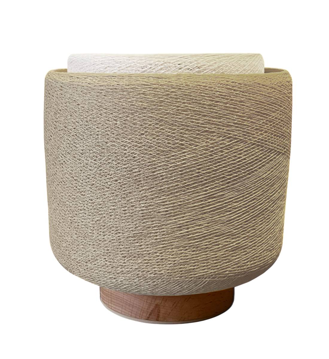 Lampe à poser Tulipe - sable et écru - Lampe à poser - La Case de Cousin Paul