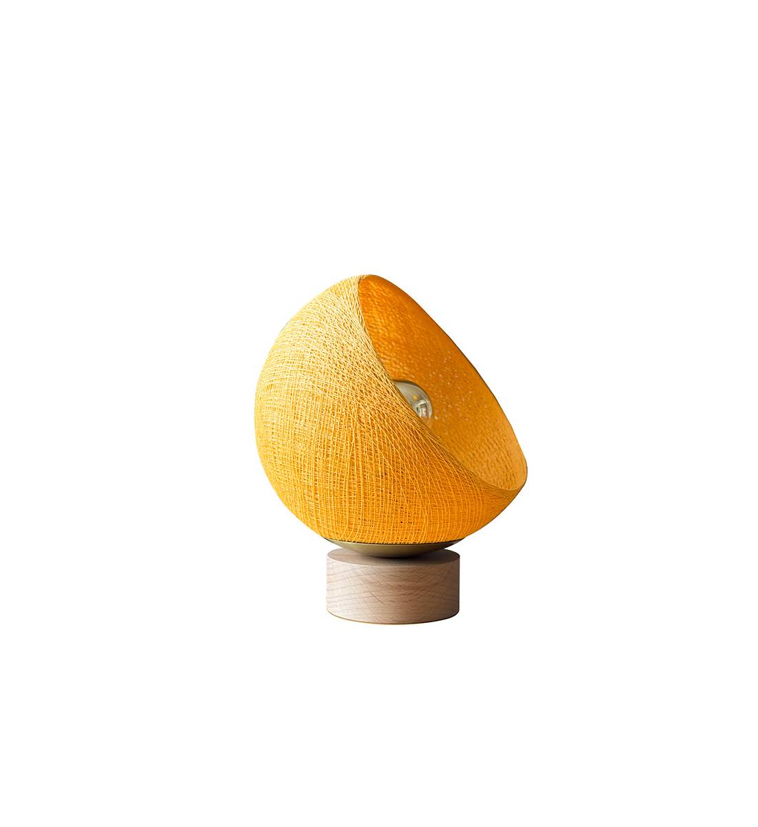 Bebop, lampe de table avec abat-jour à 360 degrés, curry 17cm - Lampe à poser - La Case de Cousin Paul