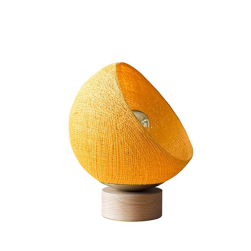 Bebop, lampe de table avec abat-jour à 360 degrés, curry 17cm - Lampe à poser - La Case de Cousin Paul Bebop, lampe de table avec abat-jour à 360 degrés, curry 17cm - Lampe à poser - La Case de Cousin Paul