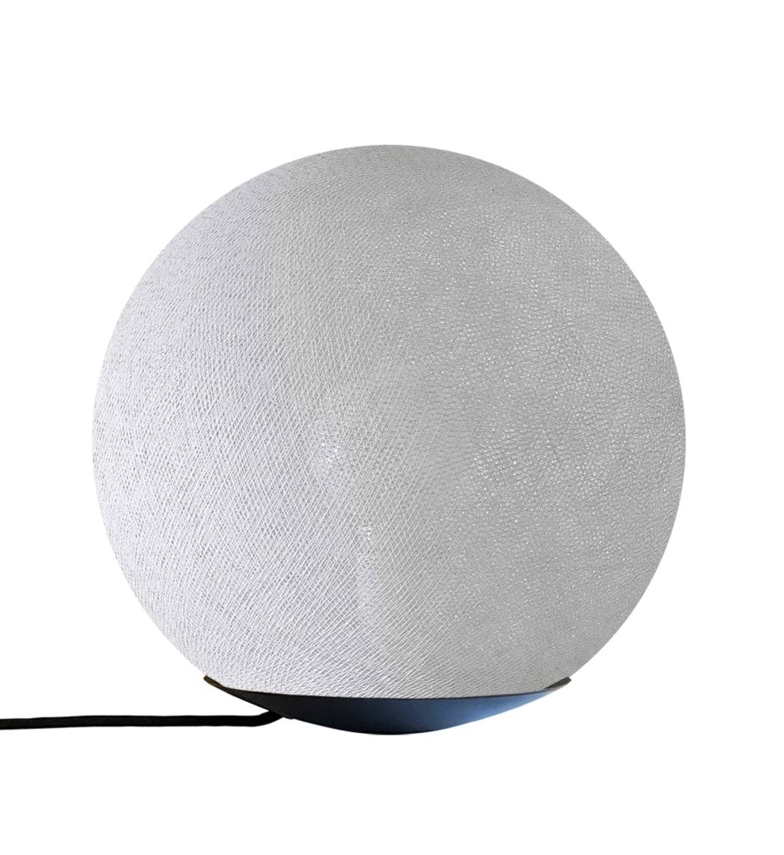 Tango, Magnetic table lamp with globe Pearl grey 25cm - Refurbished - Table lamp - La Case de Cousin Paul