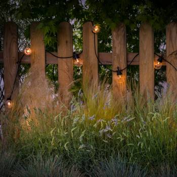 Guinguette-Lichterkette + transparente romantische Verlängerung – Refurbished - Lichterkette Outdoor Guinguette - La Case de ...