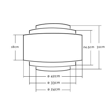 Supernova Camel Cylindrical Lampshade - Supernova Lampshade - La Case de Cousin Paul