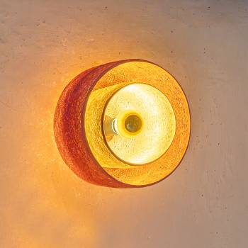 Tulip wall light - havana and nude - Refurbished - Refurbished - La Case de Cousin Paul