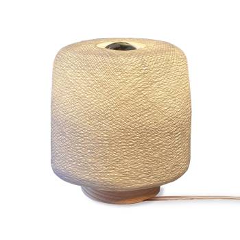 Lampe à poser Madison Blanc - Reconditionnée - Les reconditionnés - La Case de Cousin Paul