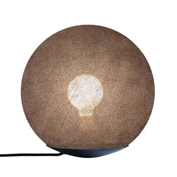 Tischlampe Tango magnetisch mit Globe Anthrazitgrau 25cm - Renoviert - Tischlampe - La Case de Cousin Paul
