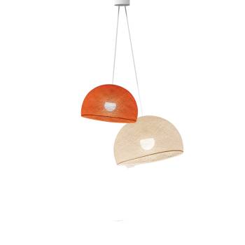 Doppio lampadario cupole Orange Fifty - ecru - Doppia sospensione - La Case de Cousin Paul