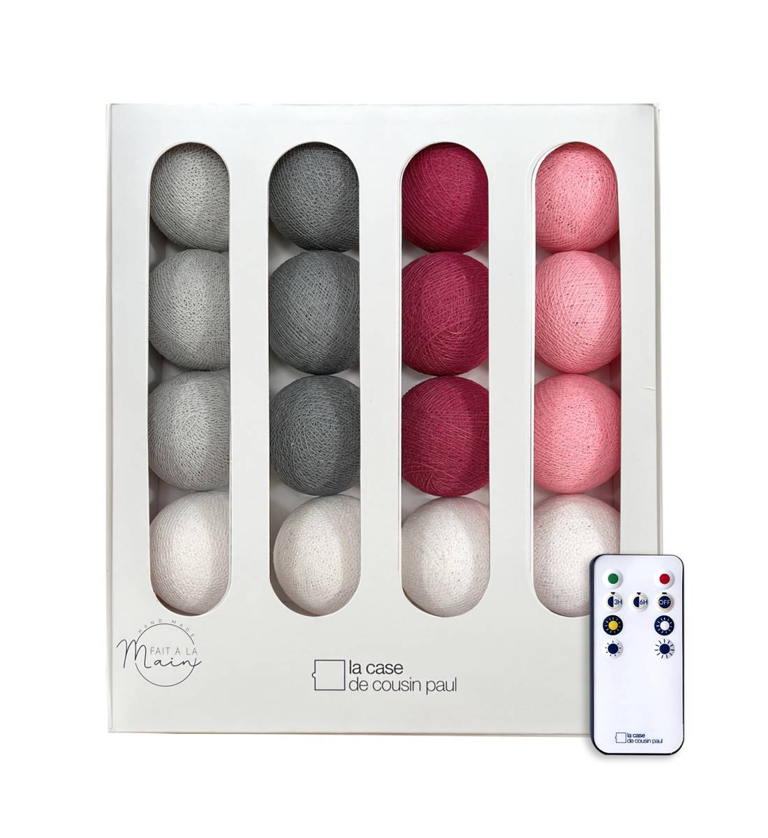 Les Demoiselles - Guirlande LED avec télécommande - Reconditionnée - Guirlandes LED télécommandées en coffrets - La Case de C...