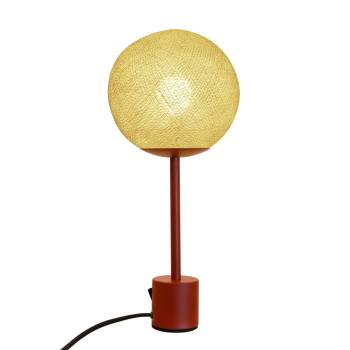 Terracotta-Lampe APAPA - Miel - Lampe Apapa - La Case de Cousin Paul