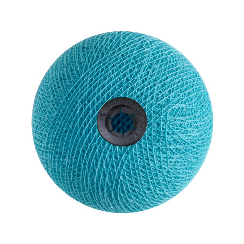 Boule tissée pour guirlande Outdoor aqua - Boules Outdoor - La Case de Cousin Paul
