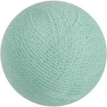boule tissée pour guirlande Premium menthe - Boules Tissées Premium - La Case de Cousin Paul